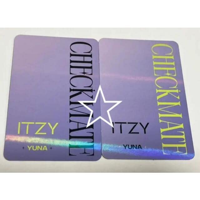 itzy サウンドウェーブ ボイスチェキ トレカ ユナ ITZY - ITZY checkmate soundwave 限定 特典 ユナ トレカの通販 by