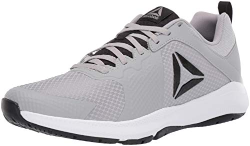 Reebok Men's Edge TR Cross Trainer, Stark Grey/Black/White/Pewter, 8 M US