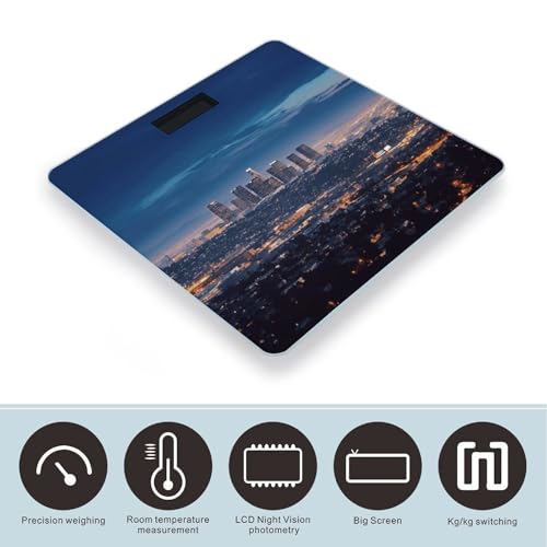 Báscula digital precisa hasta 180 kg con diseño Los Angeles miniatura 3