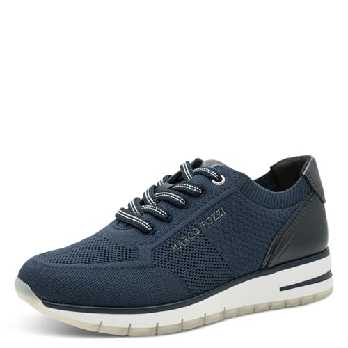 MARCO TOZZI Damen Sneaker 2 23737 44, Zapatillas Mujer, Azul Marino, 39 EU