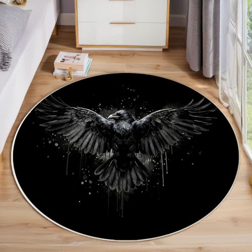 Tapis de sol antidérapant rond 80cm pour sécuriser votre cuisine