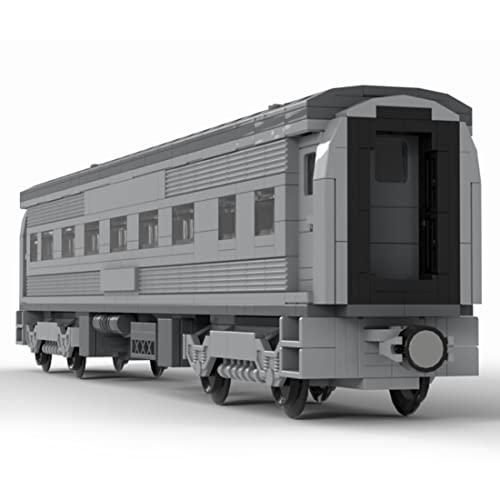 HIDEDE Technik Dampflokomotive Bausteine, Santa Fe Passenger Zug Wagen Entworfen und lizenziert von Count_of_Brick, 635…