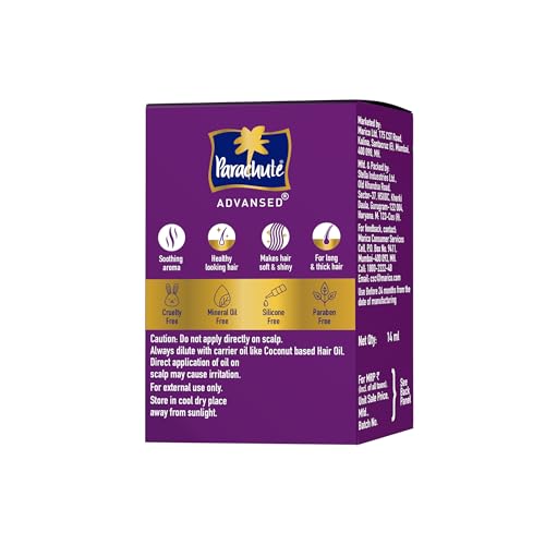Image of Parachute Advansed Lavender Essential Oil 14ml | 100% Pure | For long & thick hair | Soothing Aroma | Soft & Shiny Hair | Promotes Healthy-Looking Hair