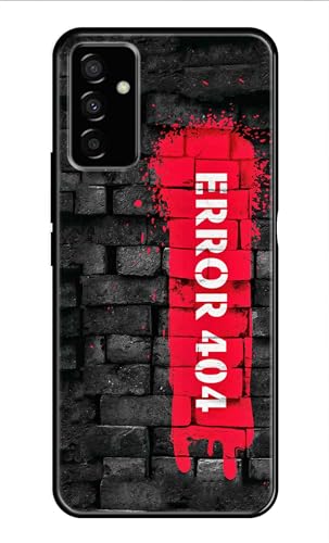 Image of Metal TPU Printed Back Cover for Samsung Galaxy M23 5G (Error 404) 360 Degree Protection | Camera Protection -25092024(AR)