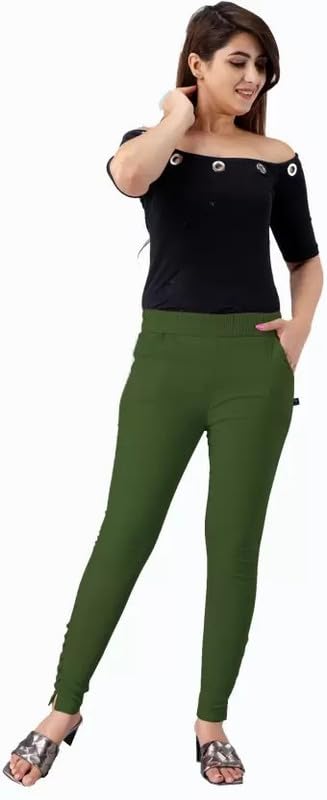 Image of Women's Stylish & Comfortable Jeggings | Stretchable High-Waist Pants BZFW Potali