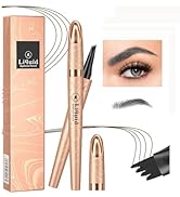 Crayon à sourcils liquide stylo étanche pour sourcils avec 4 pointes à microfourche, ...