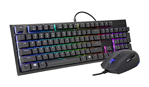 Image of Cooler Master MasterSet MS120 Gaming Keyboard and Mouse Combo (Black)