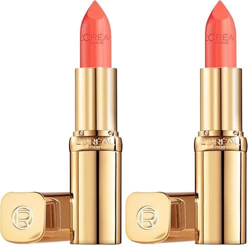 Color Riche Satin 373 Magnetic Coral maquillage lèvres corail lot de 2