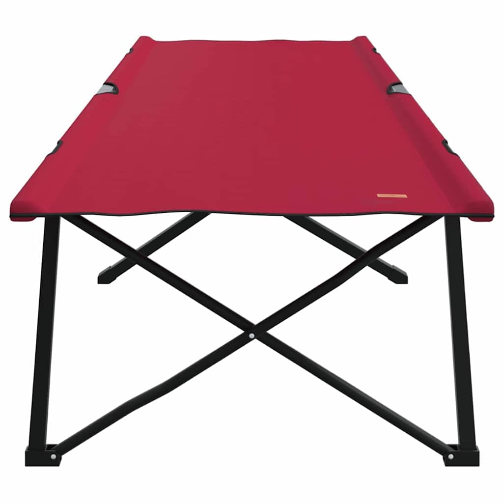 INLIFE Klapp Schlafbett fürs Camping Rot 206 x 76 x 74 cm Ox Stoff,Sportartikel,Outdoor-Aktivitäten,Camping & Wandern,Camping-Möbel,Feldbetten,Rot,7.6 KG,42003164