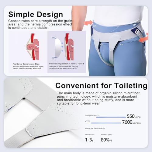Faja para Hernia Inguinal Ajustable Talla X-Large miniatura 3