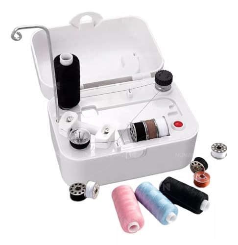 Consejos para Comprar Bobinadoras de pared los 5 más buscados. 45 Bobinadora Eléctrica, Bobinadora Portátil Simple para Máquinas de Coser, Automática Eléctrica para el Hogar, Herramienta de Bobinado de Costura, Blanco