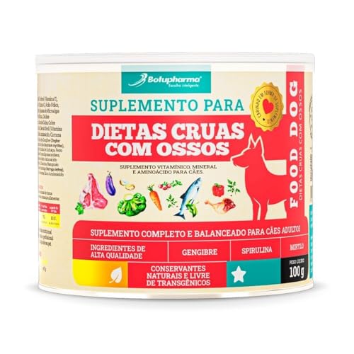 Suplemento Botupharma Food Dog Dietas Cruas Com Ossos Para Cães - 100 g