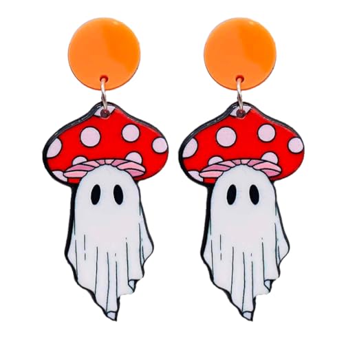 Boucle d'oreille Halloween fleurie pour sublimer votre costume de fête