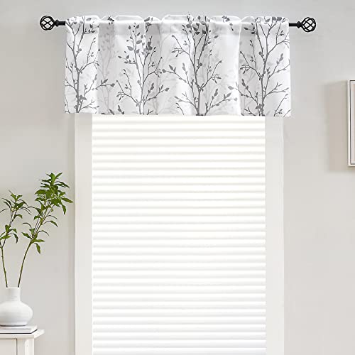 Luvyohmee Tree Branch Printed Curtain Valance, 18 Inches Long Window Treatment Valance thumb #3