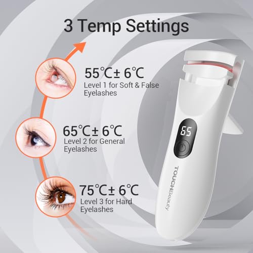 Touchbeauty AG-2316 Heated Eyelash Curler,Rechargeable Electric Eyelash Curler thumb #2