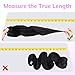 IDN BEAUTY Seamless Clip In Hair Extensions Human Hair, Body Wave 14 Inch 110g 7pcs Natural Black Real Virgin Human Hair Seamless Clip Ins For Black Women PU Weft Invisible Edge