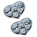 Vaguelly Formy Do Pieczenia 3D 2 Szt. Czekoladowe Formy Walentynki Pieczenia Formularz Serce/Niedźwiedź/Letter Silikonowe Formy Do Ciastek Nieszczęściowy Piec Do Pieczenia Do Mydła