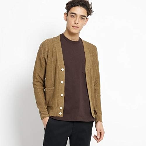 Amazon デッサン メンズ Dessin Mens コットンカーディガン キャメル 041 02 M カーディガン 通販