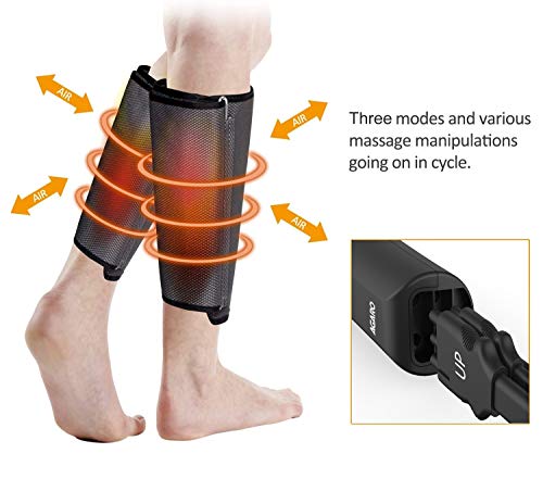 Image of AGARO SMART Air Compression Leg Massager, Foot and Calf Massager Machine with Handheld Controller for Blood Circulation and muscle relaxation. inch