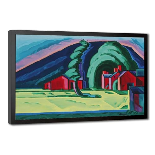 Impression sur toile Oscar Bluemner pour sublimer votre bureau et salon