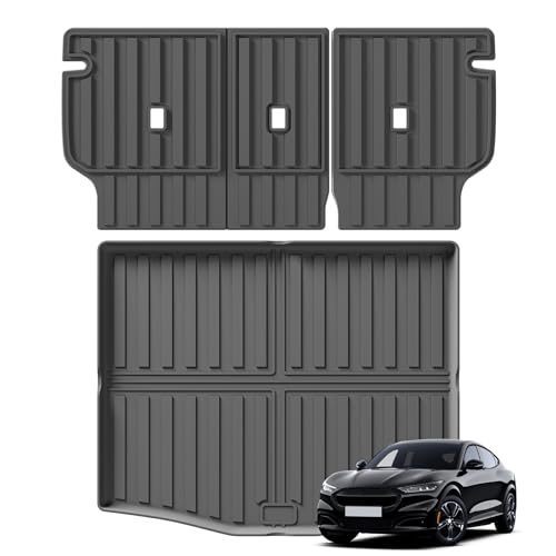 SMABEE Backrest Mats & Cargo Liner for Ford Mustang Mach-E 2021-2024 2025