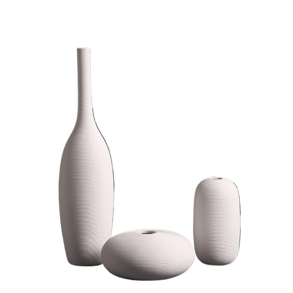 Home Vases Combination Retro Ceramic Vase Arrangement Living Room Flower Dry Flower/Hydroponic Decoration Indoors Decor
