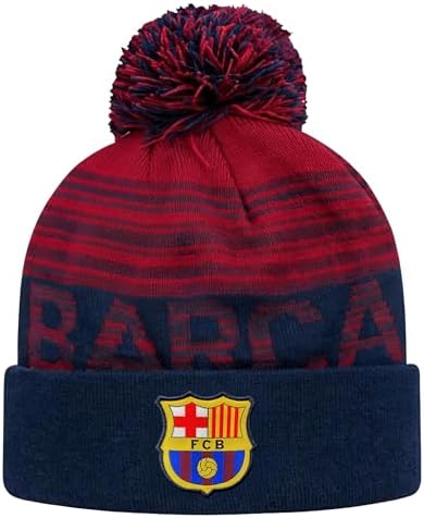 Icon Sports 公式ライセンスFCバルセロナビーニー-ユニ大人-FCB45BNネイビー