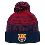 Icon Sports Officially Licensed FC Barcelona Beanie - Unisex Adult - FCB45BN Navy