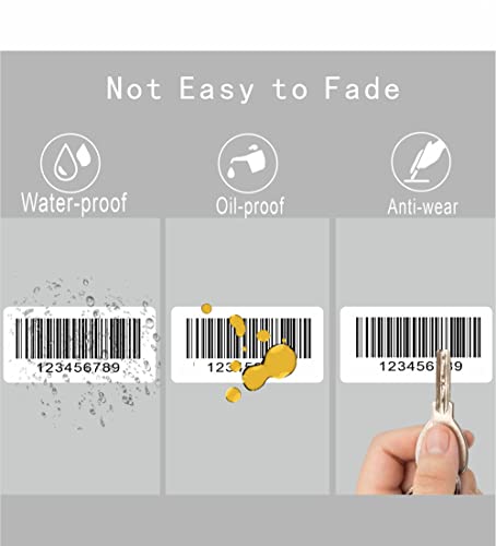 Hybsk 2X1 Inch Direct Thermal Labels For Barcodes, Address, Compatible With Rollo Label Printer & Zebra Desktop Printers (2"X1",White) #TOP6
