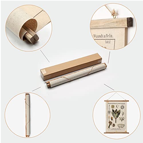 Vintage Butterflies Hanging Poster, Retro Style Of Wall Art Prints, Printed On Linen With Wood Frames, Ready To Hang #TOP6