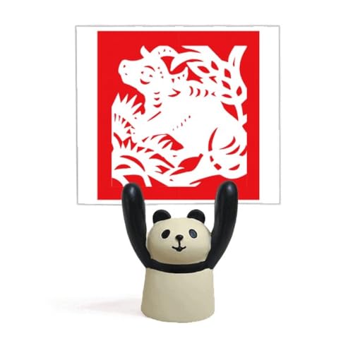 Porte-mémo bœuf chinois en papier découpé idéal pour la décoration de table zen