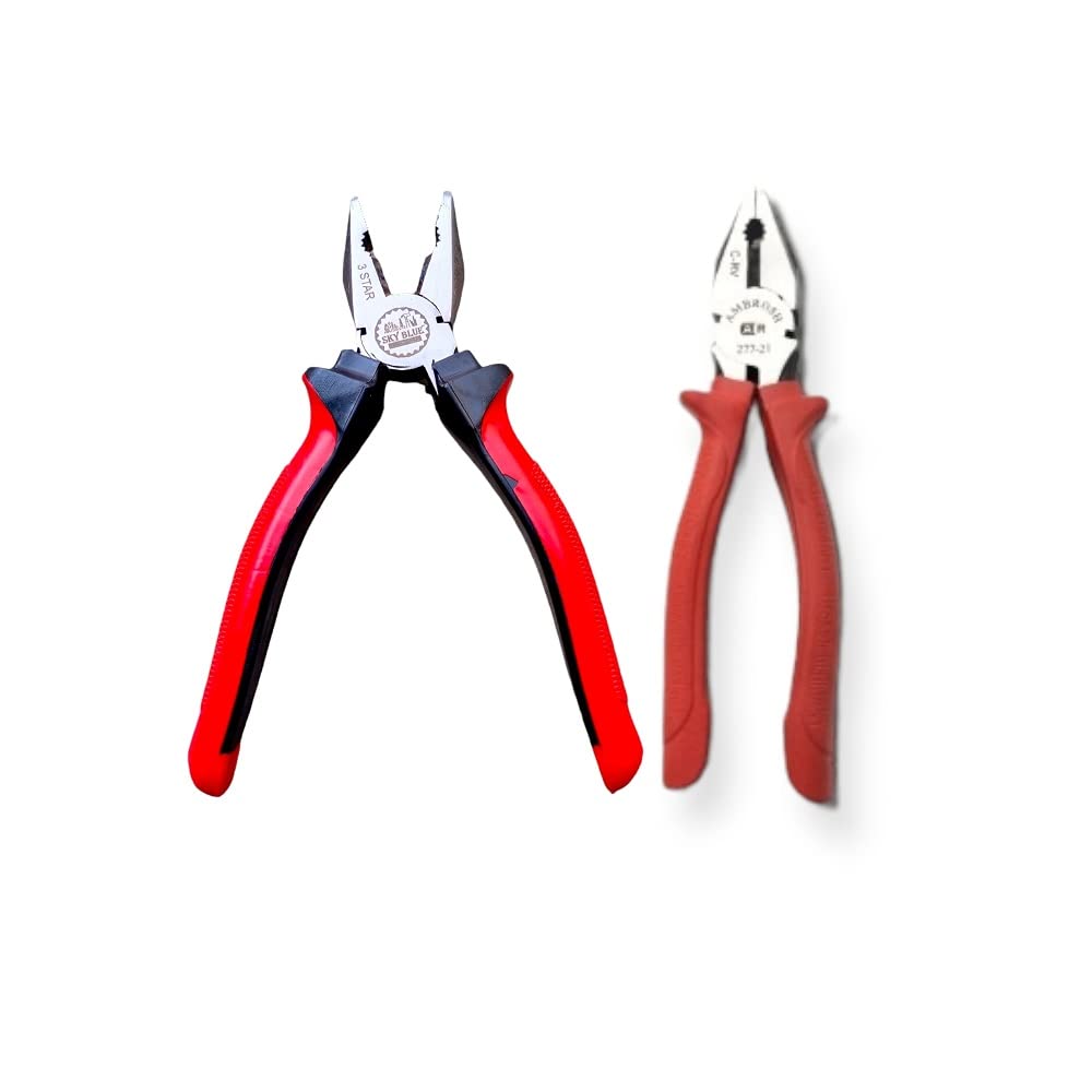 Sky Blue Combination Hand Tool's Multipurpose Professional Home & Office Used Tool's Kit (2 Piece) SBE576