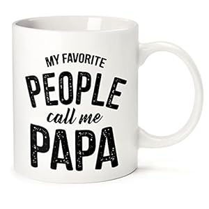 Gifts for Dad,11 OZ Funny Coffee Mug,Personalized Gifts for Fathers Day/Birthday from Daughter/Son/Wife,Novelty Cup for Husband,Grandpa,Papa,Anniversary Retirement Christmas Stocking Stuffers