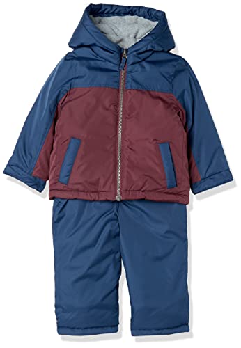 Image of Simple Joys by Carter's Boys' 2-piece Snowsuit Set Winter Jacket and Skibib Pants