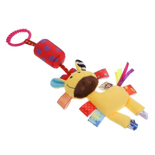 Toddmomy 動物ベビーカーペンダント ベッドトイ ベビーベッドのおもちゃ ガラガラおもちゃ ぬいぐるみ ウィンドチャイム 赤ちゃん 安全PPコットン