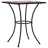 Esta mesa de mosaico será un excelente aporte para tu balcón o jardín, ya que sirve como una mesa de café para colocar la bebida o cualquier otra cosa que necesites.