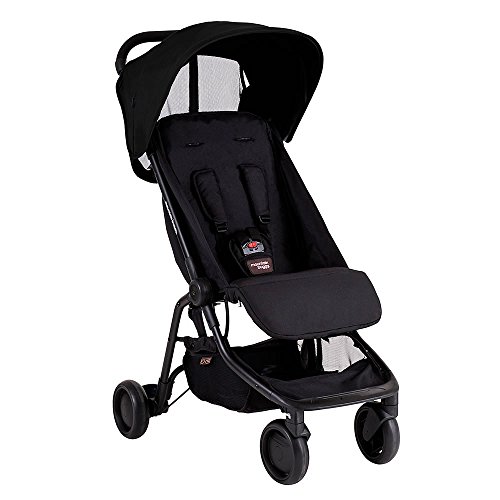 Mountain Buggy Nano Poussette de voyage avec pack météo Nano Noir