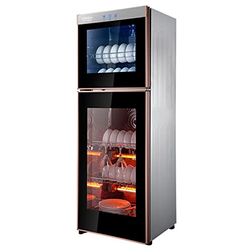 Aufrechter Sterilisationsschrank, Edelstahl-Desinfektionsschrank für Geschirr und Geschirr, große Kapazität für effiziente Sterilisation