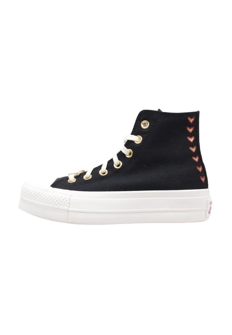 Converse Chuck Taylor All Star Lift. Negro Zapatilla Deportiva Mujer