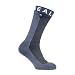 SEALSKINZ Hiking Mid Socks, Large, Black/Anthracite