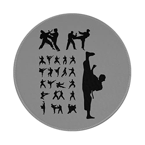 Tapis de souris de bureau design arts martiaux pour la maison