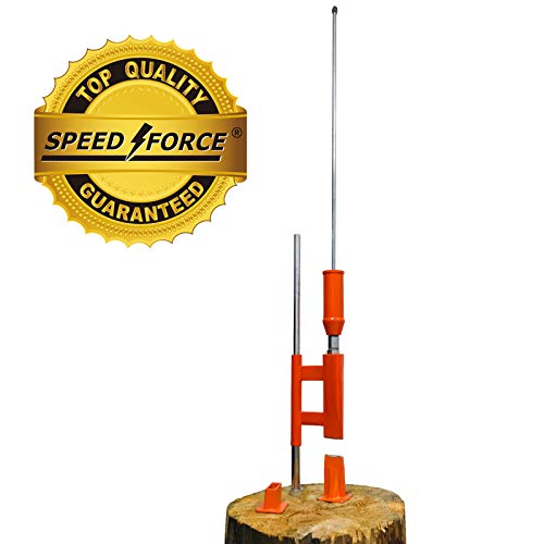 SPEED FORCE Wood Splitter Log Splitter Kindling Splitter Manual Firewood Splitter Base Blade for Indoor and Outdoor Wood Chopping - Thumbnail 7