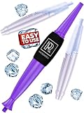 Premium Ice Pipe Hookah Set - Purple Bazooka 2 With Reinforced Cooling Packs & Soft Grip - Hose With Mouth Tips - Mouthpiece Accessory Set With Cooling Pad