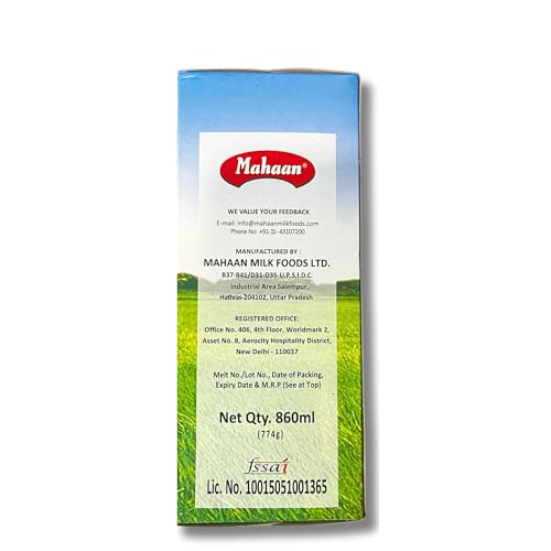 Image of Mahaan Danedar Ghee, 860ml, 774g