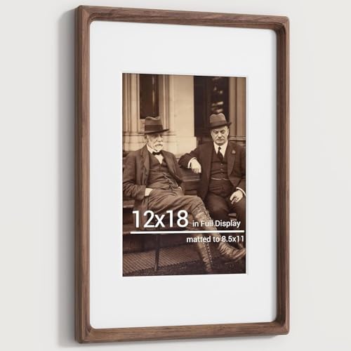 Solid Wood Photo Frame with Tempered Glass
