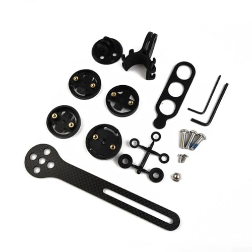 Soporte de fibra de carbono para computadora de bicicleta compatible con Garmin Edge y para la serie Bryton RIDER