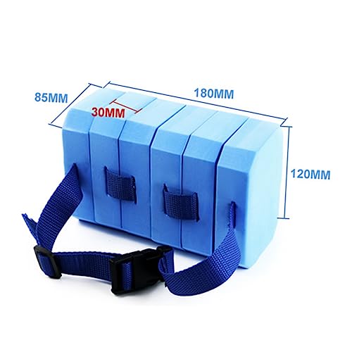 Totority Swimming Training Floating Belt Waist Floatation Aid for Beginners Up to Playful Blue for Swimming Assistance Non Swimmers Aquatic Exercises