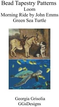Bead Tapestry Patterns Loom Morning Ride by John Emms Green Sea Turtle