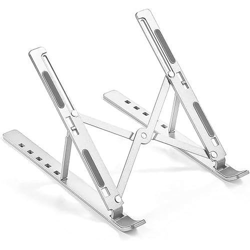 Oblivion Laptop Stand 1 Pc - Portable with Adjustable Height, Over Heating Protection Laptops Holder, Design for Comfortable Viewing, Space-Saving Foldable & Ideal for Home, Office, and Gaming Use.