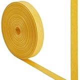 craspire 10.94 Yards Papier Rattan Webstock 0.6 Zoll 12 Lagige Flache Papierkordeln Gelber Gewebter Bindfaden Für Heim Und Küchendekoration DIY Bastelarbeiten Dekoration Korb Bett Stuhl